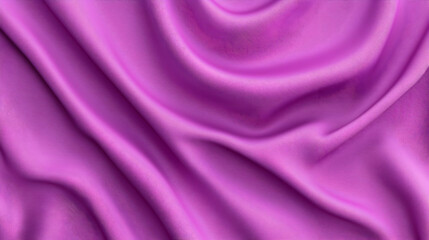 Obraz premium Elegant Purple Satin Fabric Draped in Soft Waves and Curves