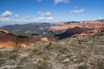 Obraz premium Colorful rock formations at Cedar Breaks National Monument, Utah