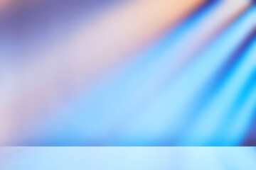 Abstract Light Gradient with Soft Blue and Peach Tones