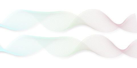 abstract wave element for design pink and white. Design template for cover, business. Abstract dynamic color lines, waves. Vector geometric backgrounds.