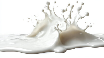White milk dripping