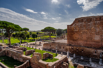 Ostia, Lazio. Archaeological Park of Ostia Antica