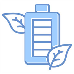 Eco Energy Simple Icon Vector Illustration Concept