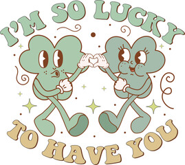 Printretro St. Patrick’s Day, vintage St. Patrick’s, lucky clover design, shamrock vibes, Irish retro style, lucky charm, St. Paddy’s Day, distressed shamrock, leprechaun hat, groovy St. Patrick’s, fo