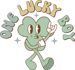 Printretro St. Patrick’s Day, vintage St. Patrick’s, lucky clover design, shamrock vibes, Irish retro style, lucky charm, St. Paddy’s Day, distressed shamrock, leprechaun hat, groovy St. Patrick’s, fo