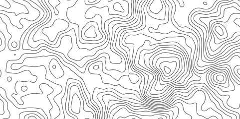 Fototapeta premium Abstract Topographic Contour Map Pattern Minimalist Geometric Background