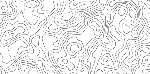 Fototapeta premium Abstract Topographic Contour Map Pattern Minimalist Geometric Background