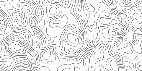 Fototapeta premium Abstract Topographic Contour Map Pattern Minimalist Geometric Background