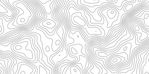 Fototapeta premium Abstract Topographic Contour Map Pattern Minimalist Geometric Background