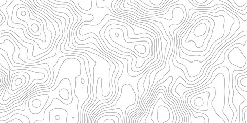 Fototapeta premium Abstract Topographic Contour Map Pattern Minimalist Geometric Background