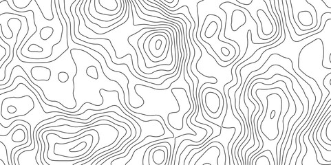 Abstract Topographic Contour Map Pattern Minimalist Geometric Background