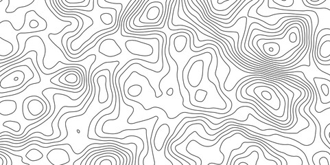 Fototapeta premium Abstract Topographic Contour Map Pattern Minimalist Geometric Background