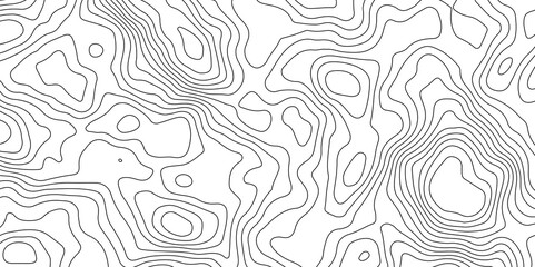 Fototapeta premium Abstract Topographic Contour Map Pattern Minimalist Geometric Background