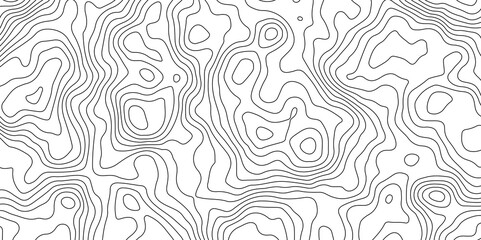 Fototapeta premium Abstract Topographic Contour Map Pattern Minimalist Geometric Background