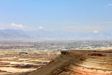 View above a village in Afghanistan