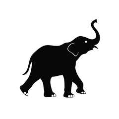 elephant silhouette vector