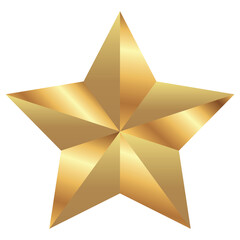 Gold Star Design Inspiration. Gold Star Symbol Logo Vector Template Design, Gold Star Design Logo Vector Illustration