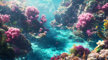 Obraz premium coral reef in the red sea