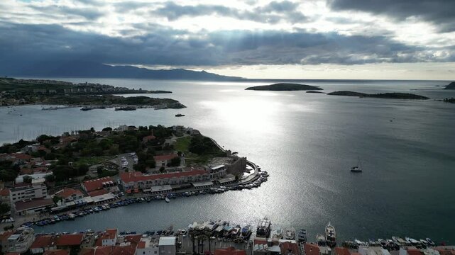 Izmir old foca coastline