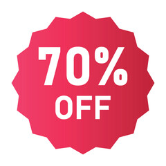 Set of sale tags and labels. Shopping stickers and badges vector mockup. Discount sale off tag, 50, 20, 10, 40, 30, 60, 70, 80, 90 percent.Set sale offer emblem, badge price discount number. Flat offe