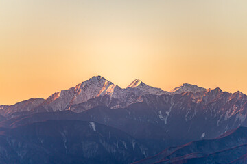霧ヶ峰富士見台から見える山々
