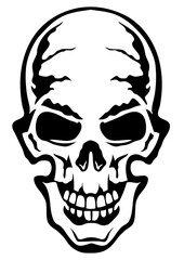 gothic gothique tete de mort crane