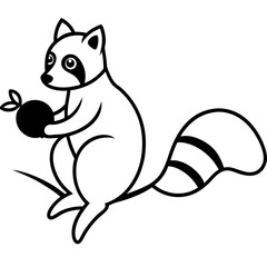squirrel with acorn