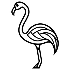 flamingo vector illustration