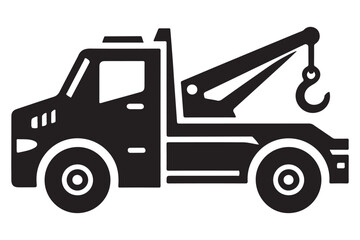 Dependable Towing Services Silhouette Truck Recovery and Transportation Company