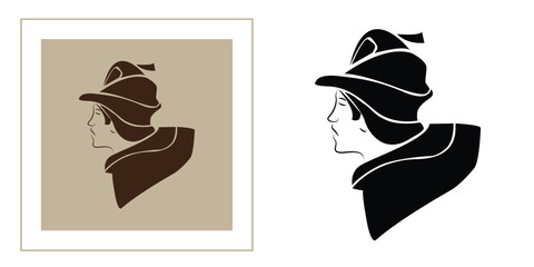 The Prince logo design concept, vector art.