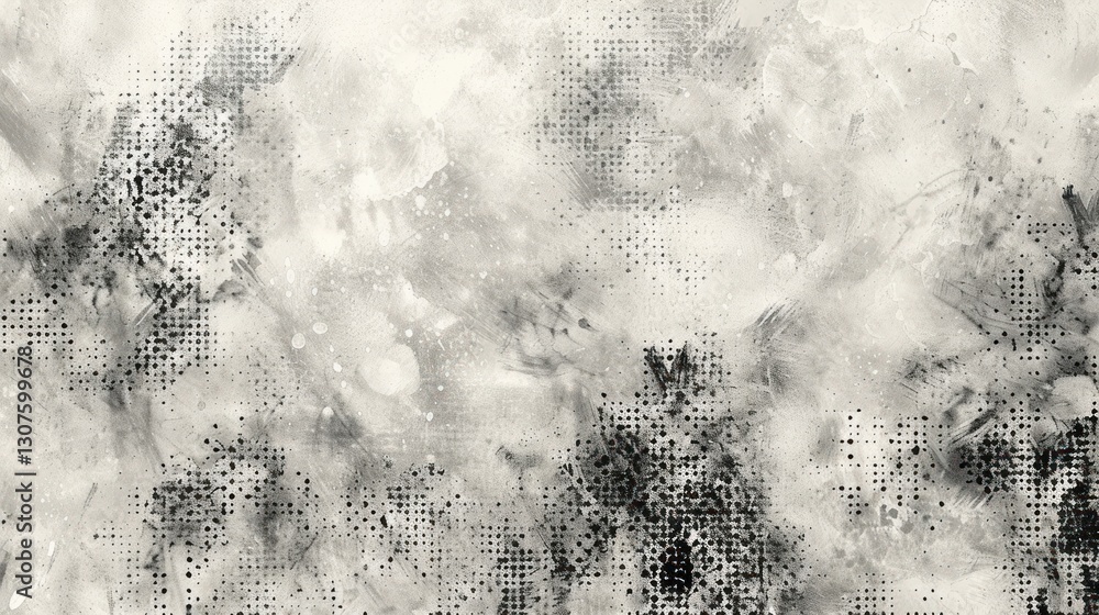 Aufkleber this background features a dotted halftone pattern with soft paper grain, creating a classic vintage