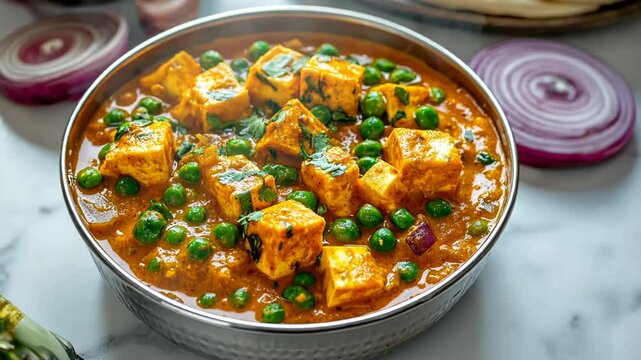 Indian matar paneer beg vegetarian cuisine festival