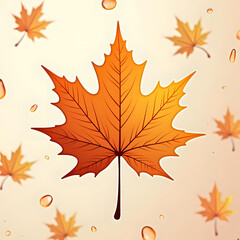 Obraz premium autumn leaves background