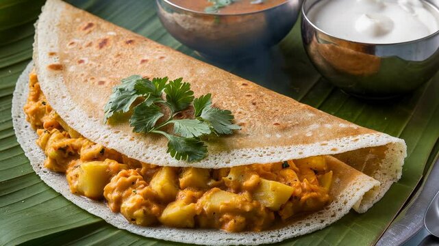 Masala dosa Indian dish