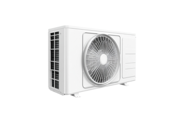 White Air Conditioner Unit Outdoor Cooling System,