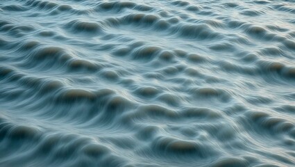 Serene Abstract Wave Patterns in Nature