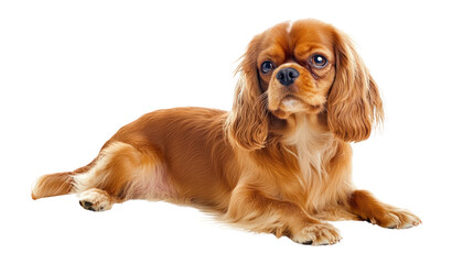 PNG Sick dog background spaniel animal.