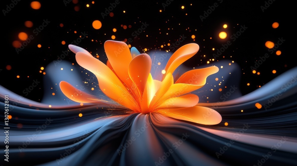 Aufkleber exploding fireworks captured in extreme close-up, highlighting intricate textures and dynamic colors