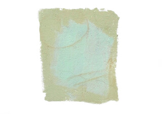 Obraz premium Abstract art featuring textured, pasteltoned shapes. Suggestive of fragments or memories, evoking feelings of nostalgia and fragility.