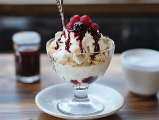 A delicious sundae
