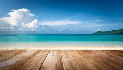 Fototapeta premium table on the beach