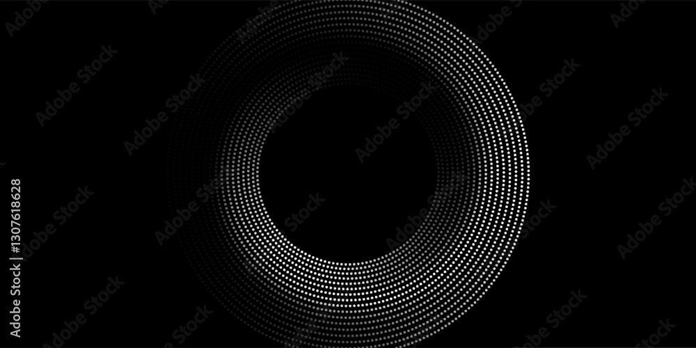 Poster halftone circular dotted frames set. circle dots texture isolated on white background. spotted spray
