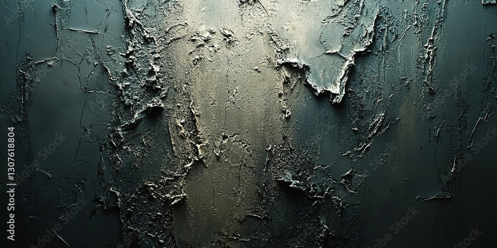 Poster textured wall with intricate patterns illuminated by soft ambient light in a minimalistic setting