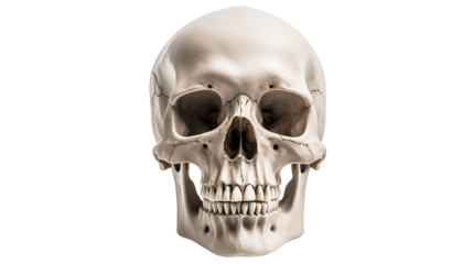Human Skull Anatomy Model for Medical Illustration Halloween and Art Projects
