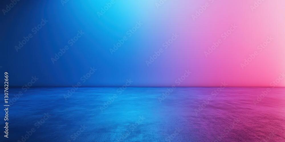 Poster colorful neon backdrop creates an immersive atmosphere for creative projects and events in a studio 