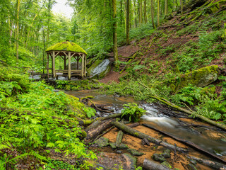 Der Pavillion in der Karlstalschlucht