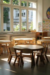 Obraz premium Empty Classroom