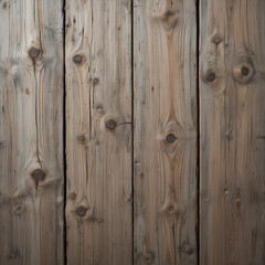 Obraz premium Rustic Weathered Wooden Plank, Overhead View of Aged Wood Texture on White Background