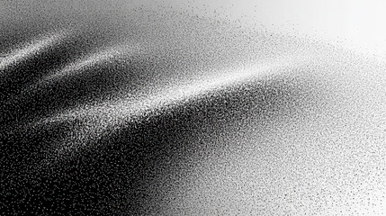 White dust particles on a black background