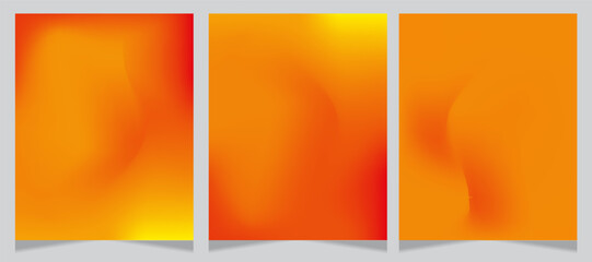 red and yellow Wallpaper, Background, Flyer or Cover Design for Your Business with Abstract Blurred Texture - Applicable for Reports, Presentations, Placards, Posters - Trendy Creative Vector Template